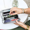 Classic wallet Gretl in silver