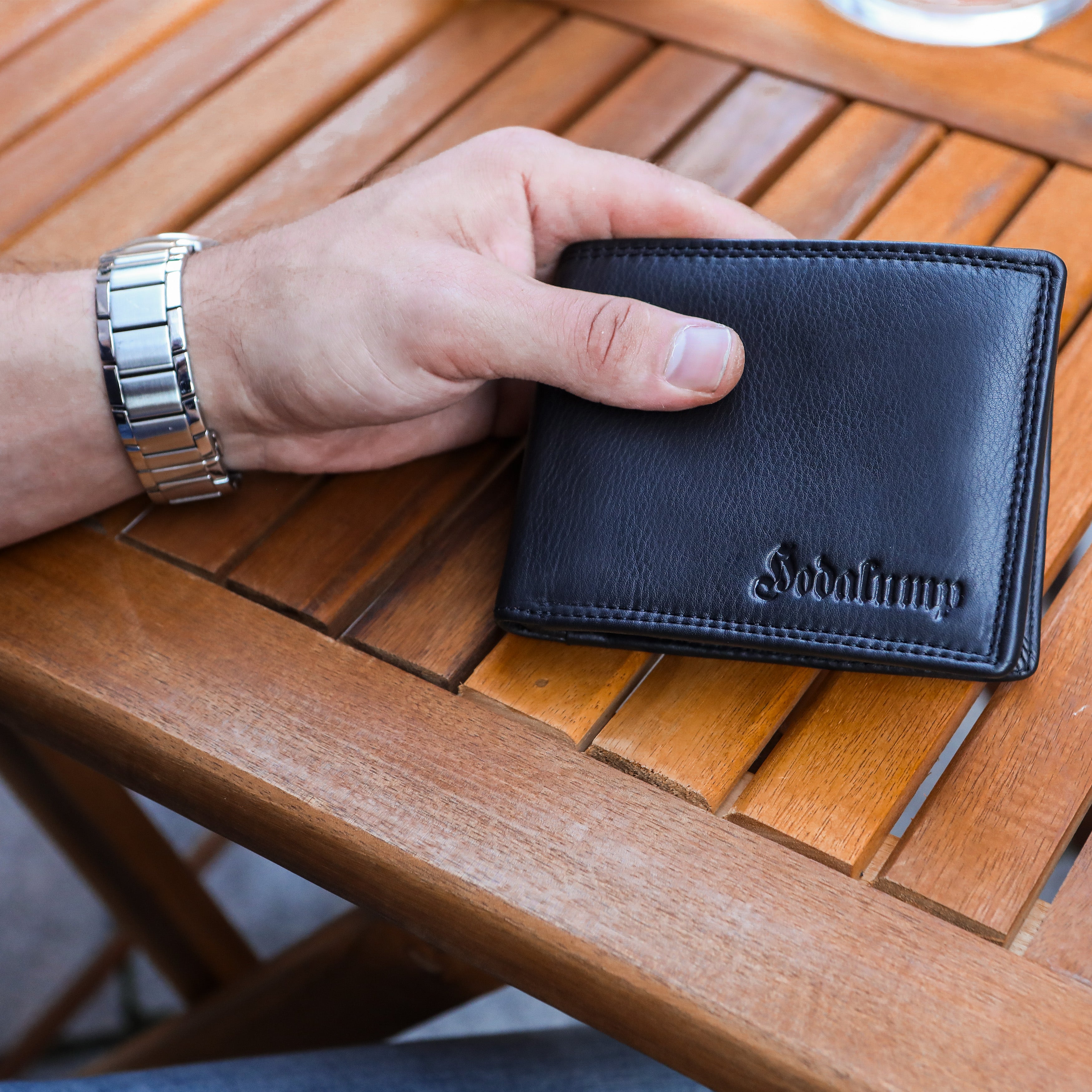 Classic wallet Lugge black1