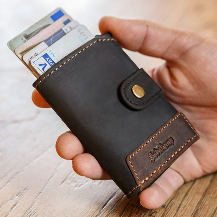 折りたたみ財布 COURONNE Mael Half Wallet (Wine)_RCWFX24645WIX Blessed Wallets – BLESSEDinHI