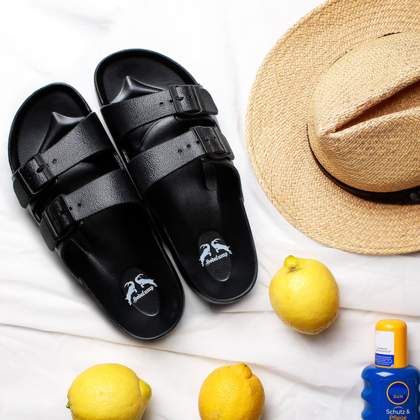 Hodalump PVC Sandalen Schwarz