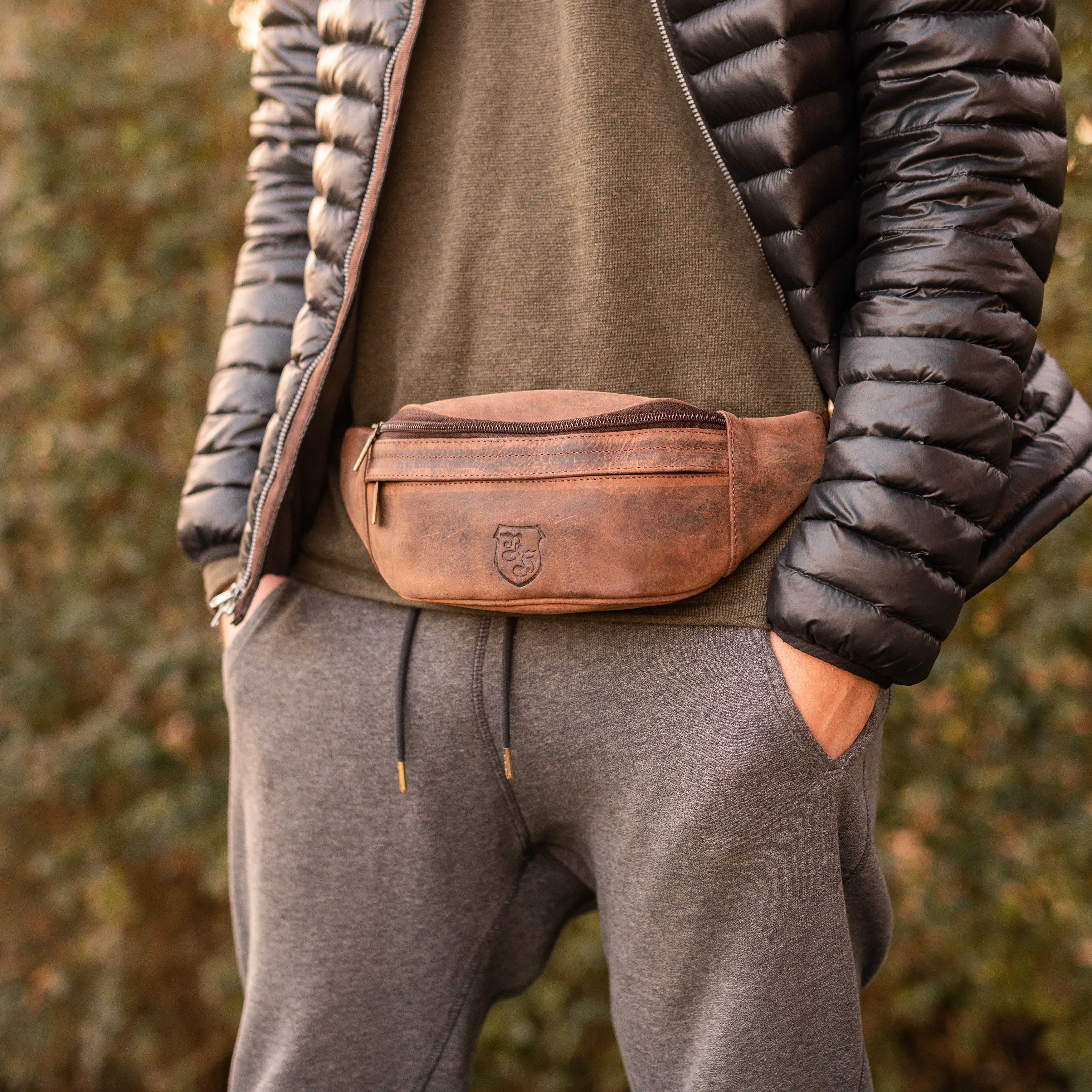 Fanny Pack Maxl – Genuine Leather & Versatile | Hodalump