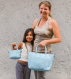 Shopper Mom-Daughter Blue